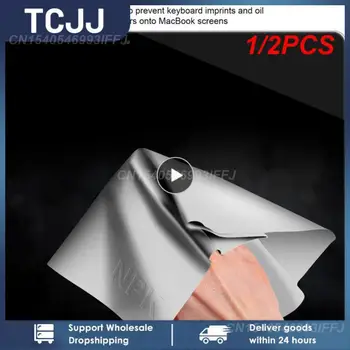 1/2 ADET Dizüstü Palm Klavye Battaniye Kapak Mikrofiber Toz Geçirmez Koruyucu Film Dizüstü Ekran Temizleme Bezi MacBook