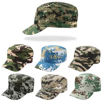 1 ADET Askeri Beyzbol Kapaklar Kamuflaj Taktik Ordu Asker Savaş Paintball Ayarlanabilir Yaz Snapback güneş şapkaları Erkekler Kadınlar