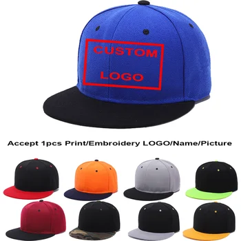 1 ADET DIY özel LOGO Yaz Kap Markalı beyzbol şapkası Snapback Şapka Yaz Kap Hip Hop Gömme Kapaklar Şapka Erkekler Kadınlar İçin Gorro