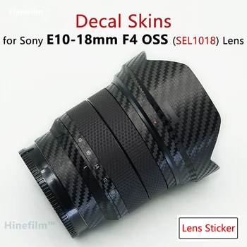 10-18 / F4 Lens çıkartma kaplama Sony E10-18mm F4 OSS (SEL1018 ) lens Çıkartmalar Wrap Kapak Kılıfları Vinil Wrap Kapak