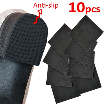 10 adet kaymaz Taban Koruyucu Yüksek Topuk Sandalet Taban Pedi Oxford Buzlu Etiket kaymaz Ayakkabı Alt Yama Pedleri Çıkartmalar