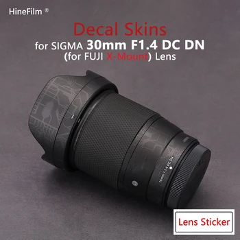 16-1. 4 X Dağı Lens Koruyucu Cilt Sigma 16mm f / 1.4 DC DN Çağdaş X Dağı Lens Koruyucu Kaplama Wrap Kapak yapışkan film
