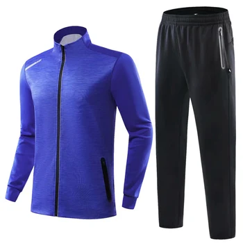 2 adet Sonbahar Koşu eşofman erkekler Kazak Spor Seti Spor Giyim Erkek spor Takım Elbise Eğitim Takım Elbise Spor Giyim Koşu Giyim