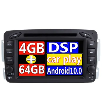 2 din araba radyo navigasyon ile Mer-cedesB-enz C sınıfı W203/c180 / w168 / viano / CLK C209 W463 Vaneo Vaneo CD DVD GPS Ses w 209