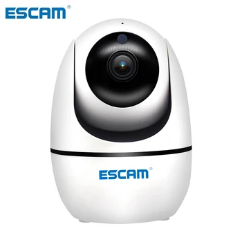 2019 Sıcak satış ESCAM PVR008 2MP 1080P Otomatik İzleme Kablosuz PTZ Kamera Hareket Algılama P2P IP Kamera