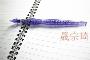 2021 Yeni Tasarım Cam Kalem Yaratıcı Cam divit kalem Japon Ve Kore Kırtasiye İş Hediye Kalem