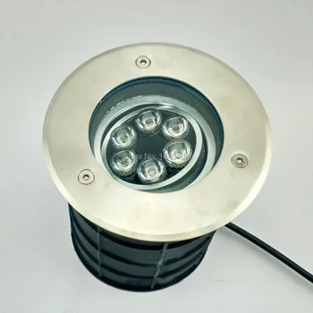 (3 adet / grup) 6 w IP68 LED yeraltı Lamp12V AC85~265 V Kısılabilir, gömülü / Inground ışık 3 yıl garanti açık / bahçe