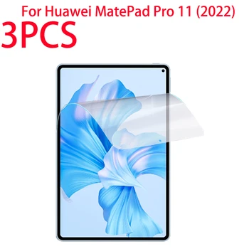 3 Paket PET Yumuşak ekran koruyucu film İçin Huawei MatePad Pro 11 2022 koruyucu film GOT-W09 GOT-W29 GOT-AL09 GOT-AL19