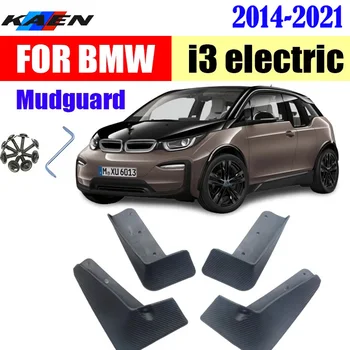 4 adet Araba Çamurluklar-BMW İ3 Elektrikli 2021 2020 Çamurluk Çamurluk Çamurluk Flap Guard Sıçrama Çamurluklar Araba Aksesuarları