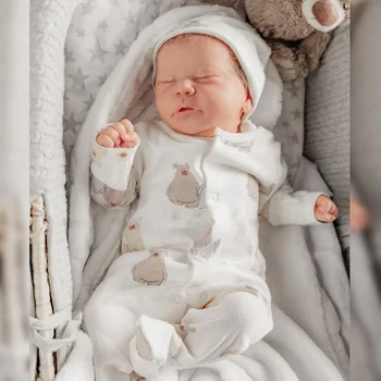55 cm Chase Bebe Reborn Koleksiyon Gerçekçi Gerçekçi Sanat Reborn Bebekler 3D Boyalı Cilt bonecas ınfantil meninas