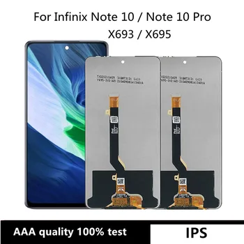 6.95 inç Infinix Not 10 Pro X695 LCD dokunmatik ekran digitizer Değiştirme Infinix Not 10X693 lcd