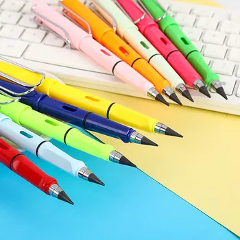 90 Adet Ebedi Kalem Sınırsız Yazma Mürekkep Kalem Kalemler Yazma Sanat Kroki Kırtasiye Kawaii Kalem Okul Malzemeleri