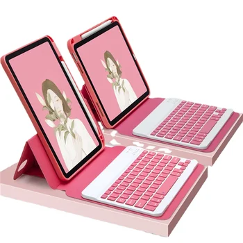 Akıllı Bölünmüş Kapak için iPad 10th Nesil Klavye Kapak için iPad 10 Nesil Kılıf 10.9 2022 Kalem Yuvası ile Kılıf Fundas