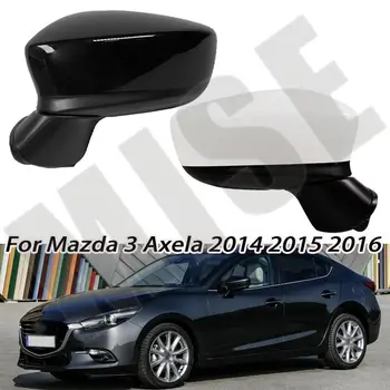 Araba Aksesuarları için dikiz Aynası Mazda 3 Axela 2014 2015 2016 Otomatik 8 Pin ısıtıcı Elektrikli katlanır Dönüş sinyali