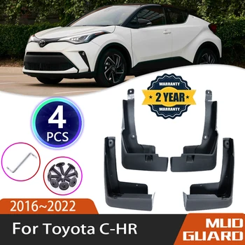 Araba Çamurluk Toyota C HR Aksesuarları 2016~2022 IZOA CHR CH-R AX10 AX50 Araba Çamur Flaps Muhafızları Sıçrama Flap Çamurluk Aksesuarları