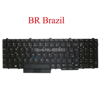 BR dell için klavye Latitude E5550 5550 E5570 5580 7510 3510 M3510 3520 7520 7720 7710 Brezilya SN7232 SG-63300-40A İşaretleme