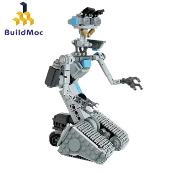 BuildMoc Askeri Johnnyed 5 Astros Robot Yapı Taşları Set Kısa Devre Mecha Tuğla Oyuncaklar Çocuklar İçin Doğum Günü Hediyeleri