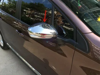 Citroen için C5 2014-2016 Yüksek Kaliteli ABS Krom dikiz aynası dekorasyon kapak anti-ovmak koruma araba aksesuarları Bir