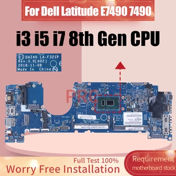 Dell Latitude 5580 için Laptop Anakart LA-F321P 0PP44F 0C56HH 03XG7D 02766V 03MK2N 0V05J5 ı3 ı5 ı7 8th Dizüstü Anakart
