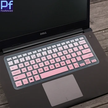 Dell XPS 15 için 15-9550 / ınspiron 14CR 14MR 14SR 15.6 inç Laptop Klavye Kapak Silikon Klavye Koruyucu Dizüstü Bilgisayar Filmi