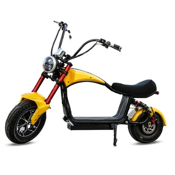 Elektrikli scooter citycoco 2000W 60V20A Harly Çıkarılabilir Pil Boş Zaman