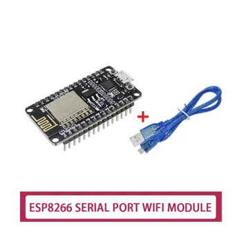 ESP8266 CP2102 Geliştirme Kurulu + USB kablosu ESP-12E MCU ESP8266 Nodecu Lua V3 Şeylerin Internet WİFİ Geliştirme Kurulu