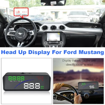 Ford Mustang GT / GS 2005 2006-2021 HUD HEAD Up Ekran OBD / OBD2 Araba Oto Elektronik Aksesuarları Projektör Tak ve Çalıştır Film
