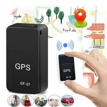 GF-07 mini GPS takip cihazı Araba GPS Pet Çocuk Yaşlı Anti-Kayıp Cihazı Araba Gerçek Zamanlı Izleme Bulucu Manyetik Araç Bulucu