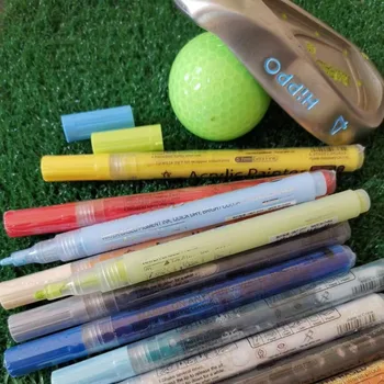 Güç Golf Kulübü Golf Aksesuarları Güneş Koruyucu Güçlü Güneş Koruyucu Kalem Akrilik Ressam Golf Renk Değiştiren Kalem Akrilik Mürekkep Kalem
