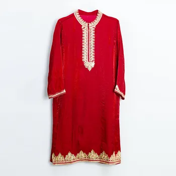 Hint Kurta Erkekler için Kurti Nepal Pakistan Ulusal Kostümleri Güney asya kıyafetleri Hindistan Elbise Geleneksel Giyim