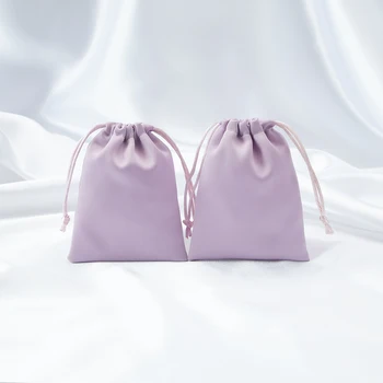 Ipek hediye çantası Takı Depolama Hediyeler büzgülü torba Küpe Kolye Düğün İyilik Şeker Paketi Kişiselleştirilmiş logo