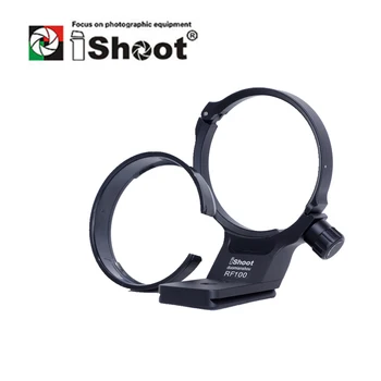 ıShoot Lens Yaka Canon RF 100mm f/2.8 L Makro IS USM tripod bağlama aparatı Halka Kamera Ballhead Hızlı Bırakma Plakası IS-RF100
