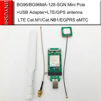 JINYUSHI Marka Yeni BG96 / BG96MA-128-SGN Mini PCIe + USB adaptörü + LTE / GPS anten LTE Kedi.M1 / Kedi.NB1 / EGPRS eMTC Modülü