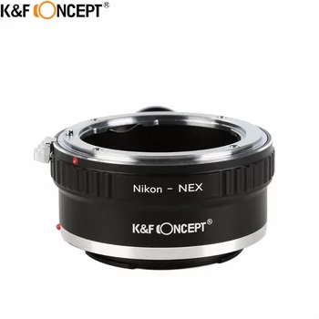 K & F KONSEPT Kamera Lens Montaj Adaptörü için Tripod ile Nikon AI AI-S F Lens için Sony NEX Kamera Gövdesi NEX3 NEX5 NEX5N NEX6 NEX7