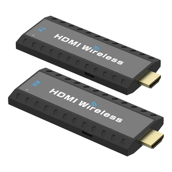 Kablosuz HDMI Uyumlu Verici Alıcı, Kablosuz Genişletici Verici Adaptörü Kablosuz projeksiyon ekranı