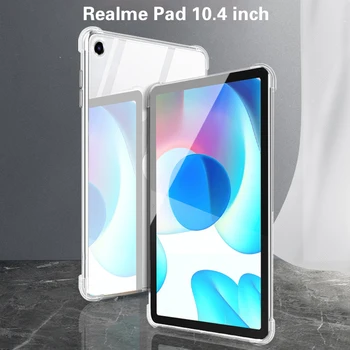 Kılıf OPPO Realme için Pad 10.4 Kapak Tablet Koruyucu Yumuşak TPU hava yastıkları Kapak Darbeye Dayanıklı RealmePad 2021 RMP2102 10.4 inç Funda