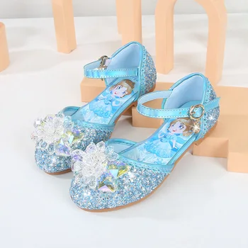 Kızlar düz sandalet 2021 yaz yeni prenses ayakkabı çocuk düz yumuşak ayakkabı küçük kızlar sahne performansı ayakkabıları Sofya İlk
