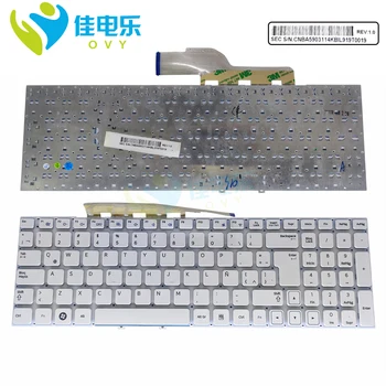 LA Latin laptop klavye İçin Samsung NP300E5A 300E5A 300V5A NP300V5A NP305 E5A V5A E5C NP3530EC EA beyaz bilgisayarlar klavye Yeni