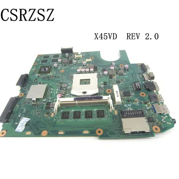 Laptop anakart ASUS için X45V X45VD Dizüstü Anakart REV 2.0 Testi iyi