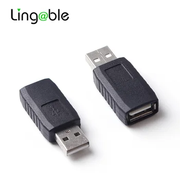 Lingable USB 2.0 A erkek dişi adaptör USB 2.0 AM / AF Konnektör Genişletici Dönüştürücü dizüstü pc bilgisayar