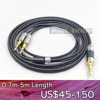 LN007130 Siyah %99 Saf PCOCC Kulaklık Kablosu Sol republic Master Parçaları HD V8 V10 V12 X3 Kulaklık