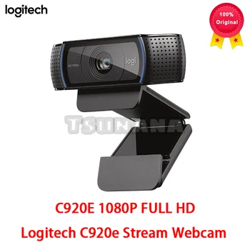 Logitech C920e Akışı Kamerası HD 1080p 60FPS Mikrofon ile Net Stereo Ses Youtube Kamera ve Mini Pc