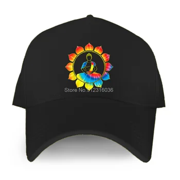 Meditasyon Buda Gökkuşağı Batik Sevimli Benzersiz Hediye beyzbol şapkası Erkekler Pamuk Ayarlanabilir Eğlence Kapaklar Unisex şapka tenis şapkaları