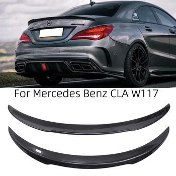 Mercedes-Benz CLA için W117 C117 FD Stil Karbon Fiber Arka Spoiler Bagaj Kanat 2013-2019 FRP petek Dövme