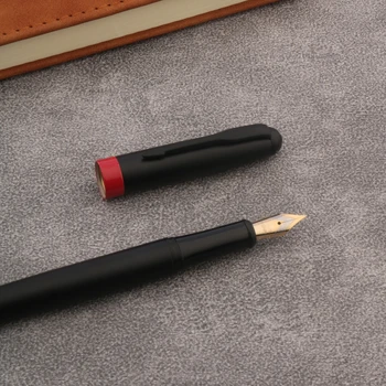 Metal Dolma Kalem Çin kırmızı kalem mat siyah Ofis Okul Malzemeleri Mürekkep Kalemler Yeni