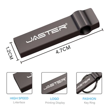 Metal Taşınabilir Hediye USB 2.0 Flash Sürücü Ücretsiz özel logolu kalem sürücü Anahtarlık İle Gerçek Kapasite Memory Stick 64GB / 32GB U Disk