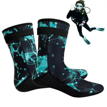 Neopren dalış çorapları 3mm Kum Geçirmez Plaj Voleybolu Su Çorap Aqua Yoga Çorap Çabuk Kuru Plaj Yüzmek sörf ayakkabıları dalış botları