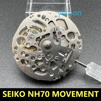 NH70A Seiko hareketi içi boş otomatik izle hareketi yedek parça 24 mücevher 21600 BPH yüksek hassasiyetli izle aksesuarları