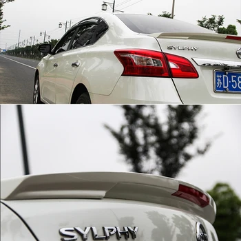 Nissan Sentra / Sylphy Araba Dekorasyon 2012-2018 ABS plastik Renk Boya Renk Arka Bagaj Spoiler
