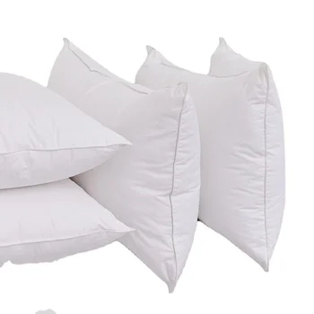 Otel kuş tüyü yastık yastık çekirdek ev beyaz kaz tüyü parça kaz tüyü antibakteriyel pamuk astar boyun koruma